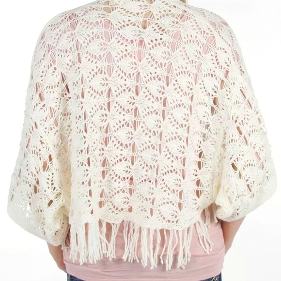 Roxy Open Knit Beach Cardigan - Picture 3 of 14